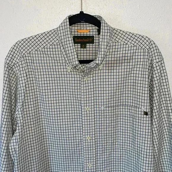 TIMBERLAND Men’s Long Sleeved Dress Shirt - Picture 2 of 7